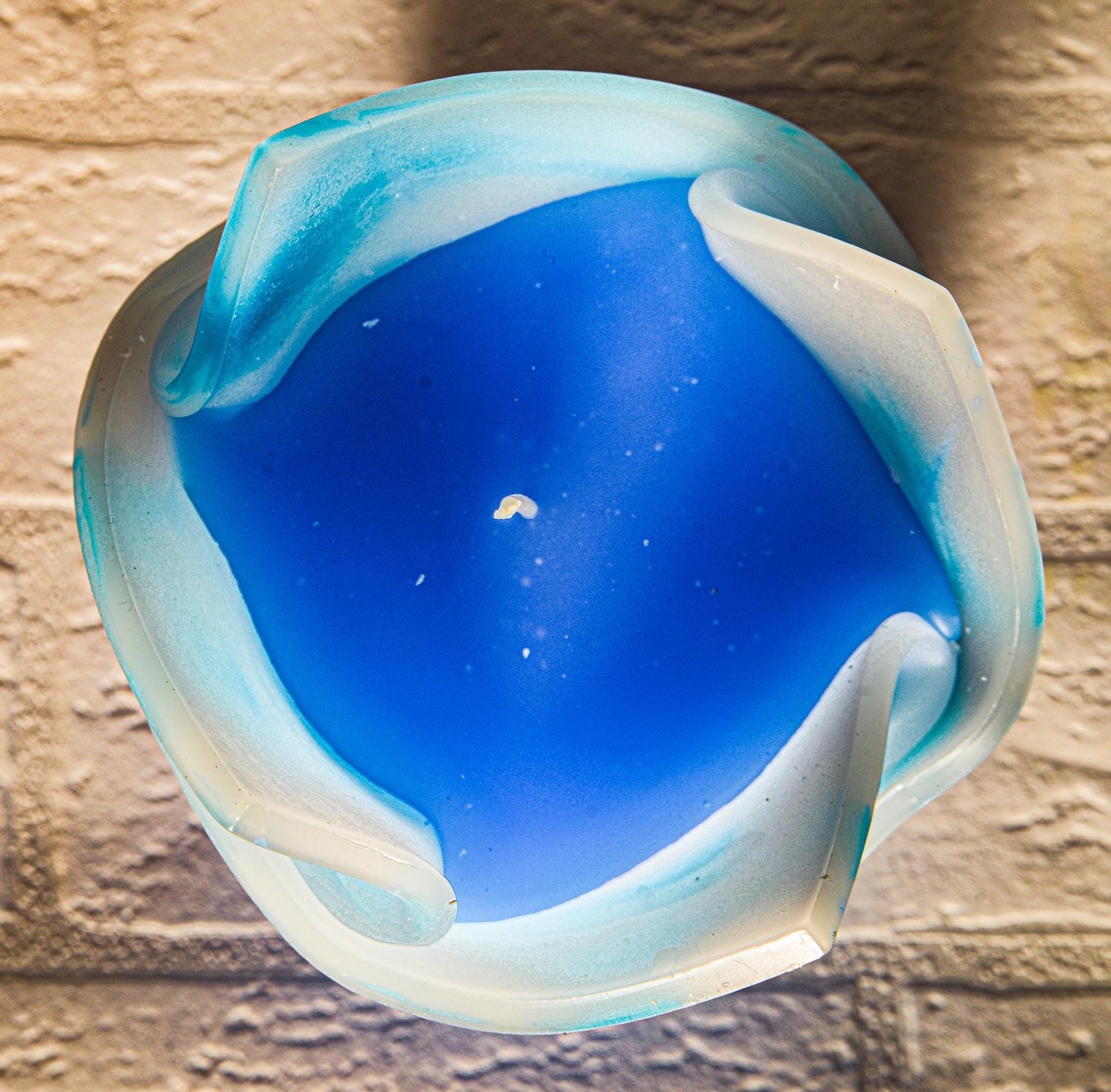 Kwiatowa, geometryczna, minimalistyczna, morska, ręcznie robiona świeca zapachowa - pomysł na prezent: wnętrze domu, ozdoba, relax - 180h