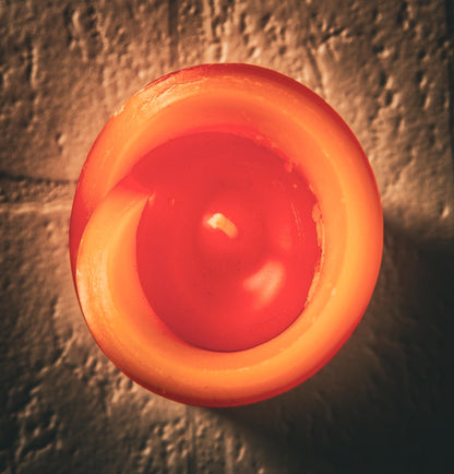 Ognista, kwiatowa, geometryczna, ręcznie robiona świeca zapachowa -  prezent: dla niej i dla niego, Walentynki, Dzień Matki - 40h, pudełko